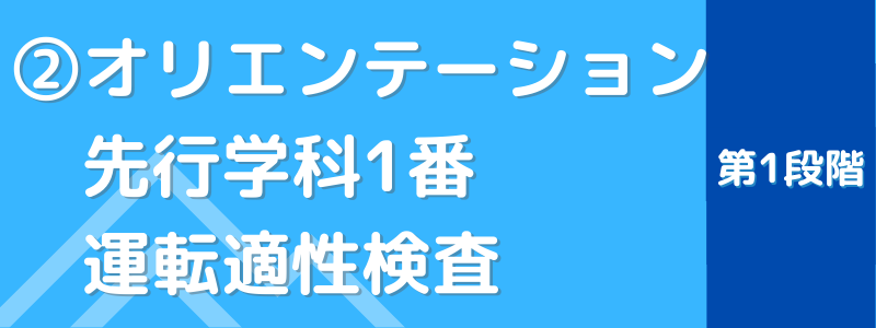 仮免許までを第1段階の流れは？指定自動車教習所②オリエンテーション