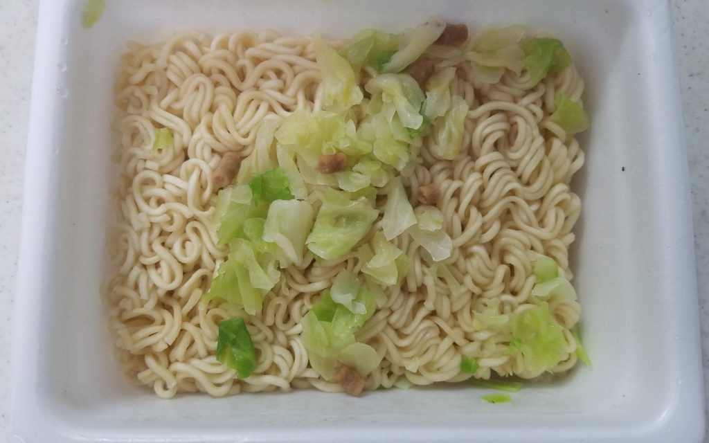 湯切りしてみた