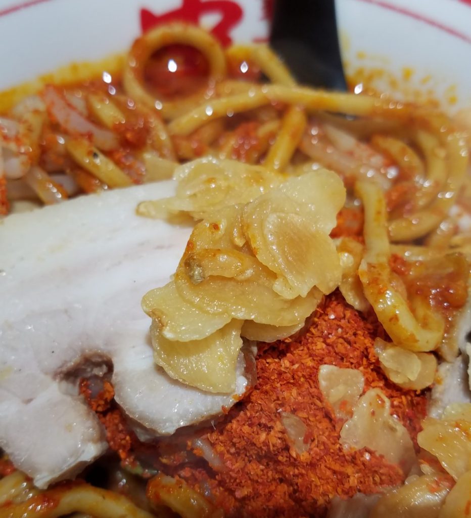 ニンニクは思った以上に入っています。ニンニク好きにはたまらない！