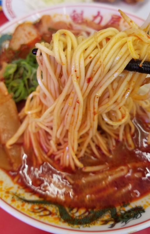 魁力屋の辛みそラーメンの辛さ最大増しを頂きます