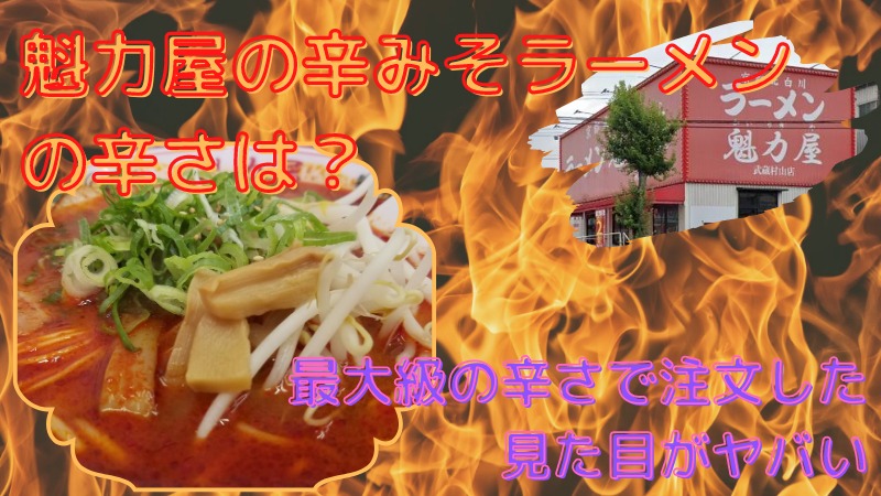 魁力屋の辛みそラーメンの辛さは?無料で最大級の辛さで注文した見た目がヤバい