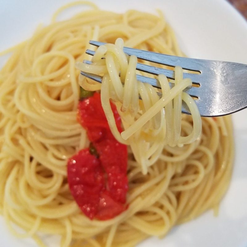 ブートジョロキア・ペペロンチーノを頂きます!