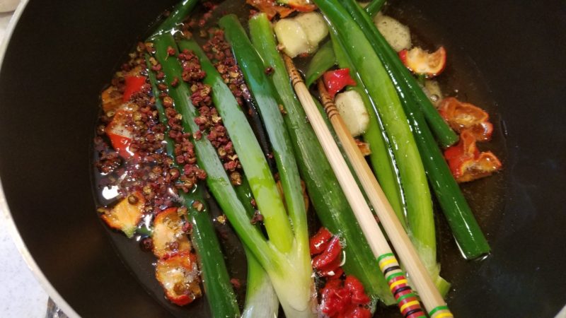 あっ…花椒（ホアジャオ）入れ忘れた