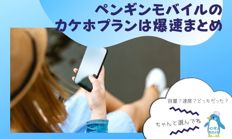 ペンギンモバイルのカケホプランは爆速まとめ